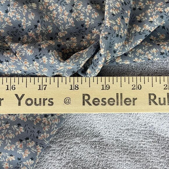 ASTR The Label Tiered Ruffle Mini Dress Women's Size Medium Blue Multi Floral - Picture 11 of 16